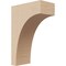 Ekena Millwork 2"W x 4"D x 6"H Classic Huntington Rough Cedar Woodgrain TimberThane Corbel, Primed Tan CORUR02X04X06HUNRCPR - alternate 1